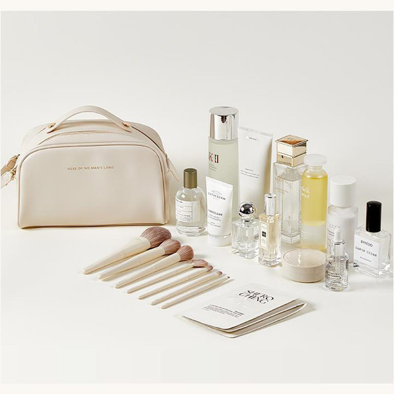 JetSet Chic™ Double Zipper Toast Cosmetic Bag