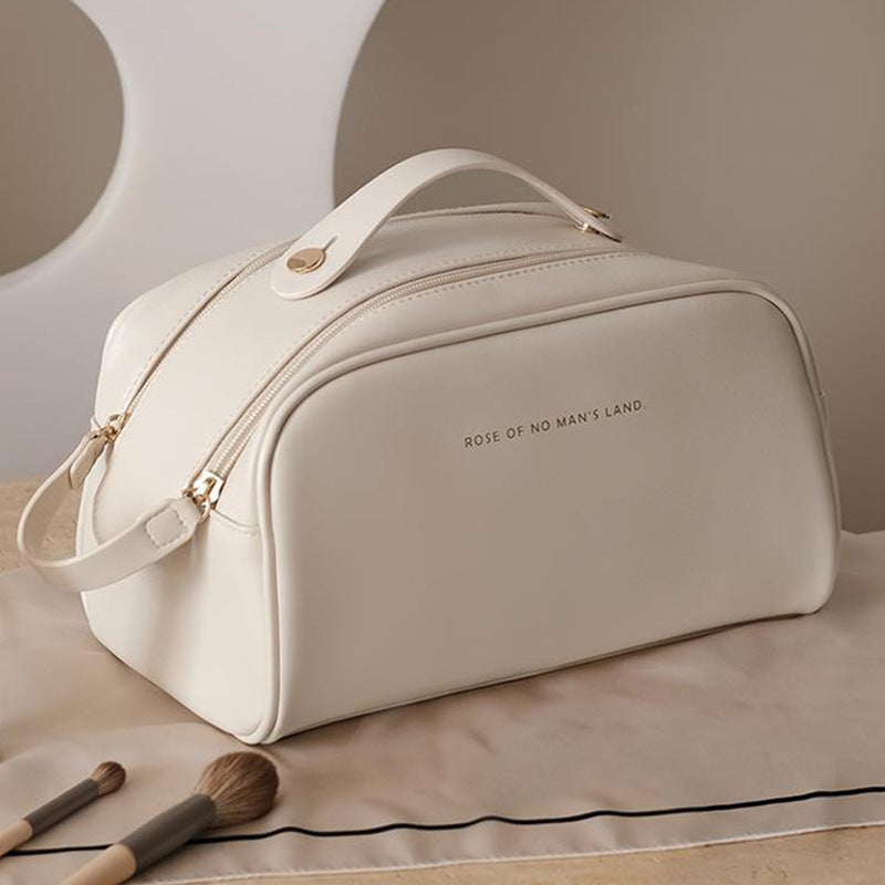 JetSet Chic™ Double Zipper Toast Cosmetic Bag