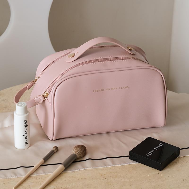 JetSet Chic™ Double Zipper Toast Cosmetic Bag