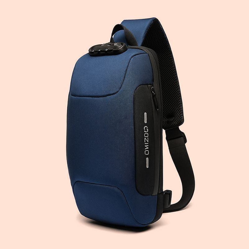UrbanGuard™ Crossbody Chest Bag – USB Charging